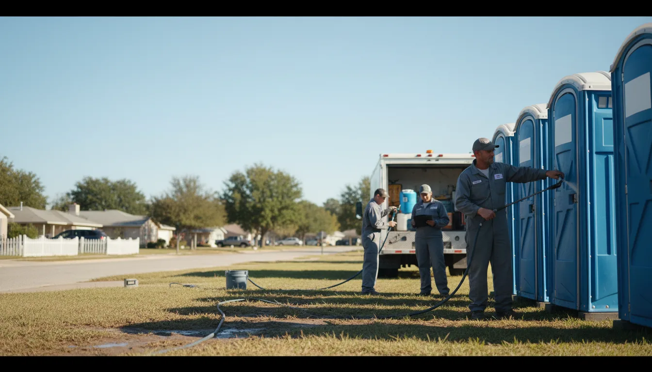 Long-Term Portable Toilet Rental in Burkett, TX near me